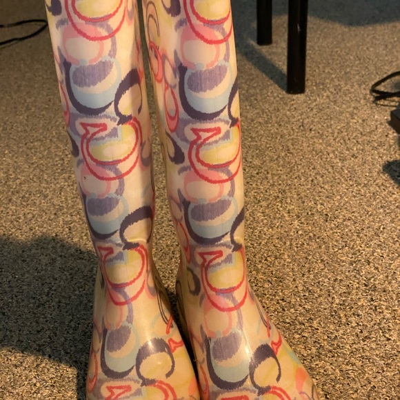 COACH rain boots - Picture 4 of 5